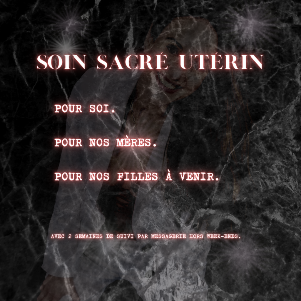 Soin sacré utérin + 2 semaines de suivi par messagerie